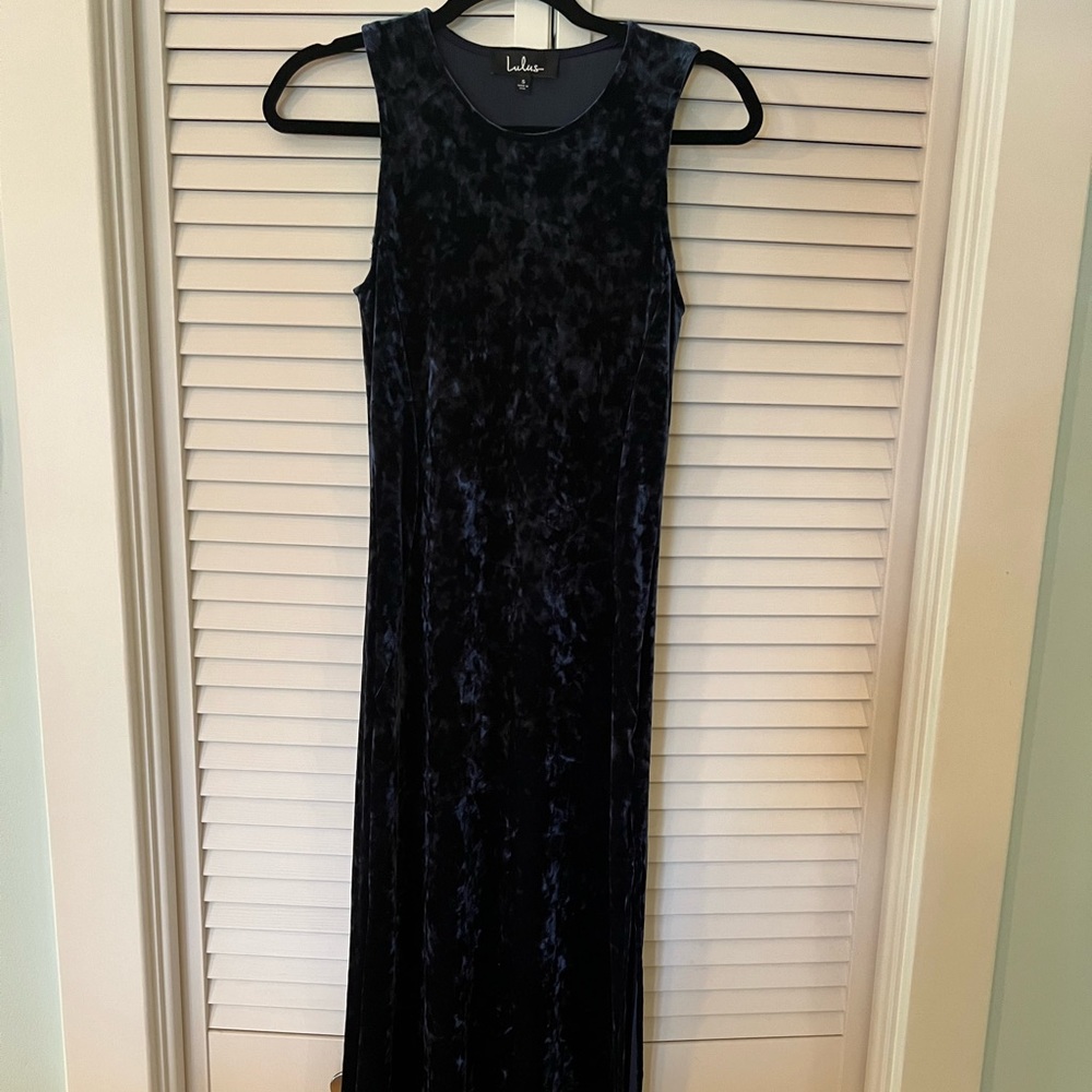 Lulus Navy Maxi Dress